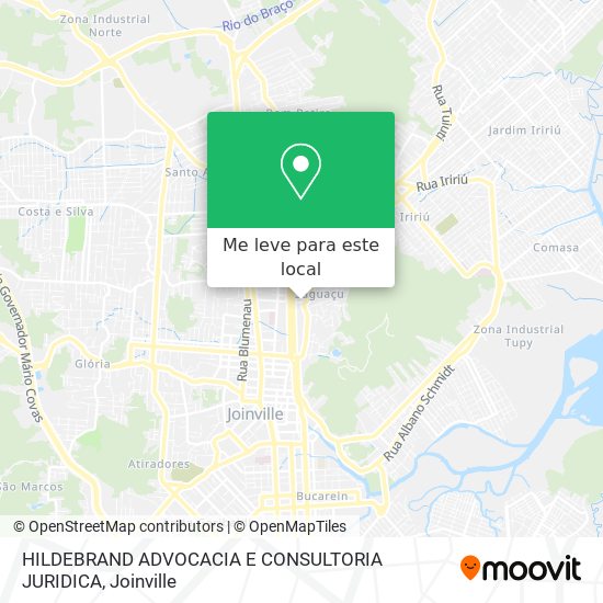 HILDEBRAND ADVOCACIA E CONSULTORIA JURIDICA mapa