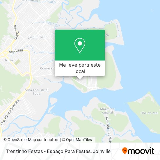 Trenzinho Festas - Espaço Para Festas mapa