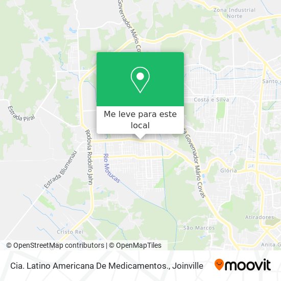 Cia. Latino Americana De Medicamentos. mapa