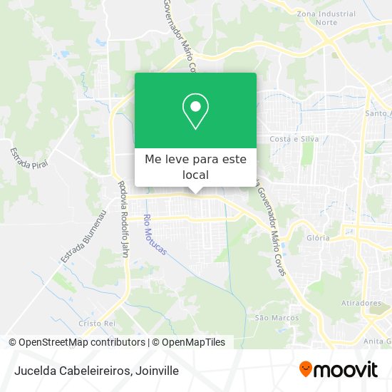 Jucelda Cabeleireiros mapa