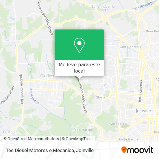 Tec Diesel Motores e Mecânica mapa