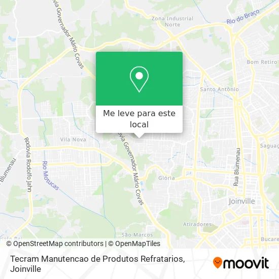 Tecram Manutencao de Produtos Refratarios mapa