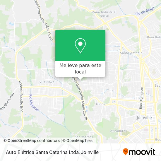 Auto Elétrica Santa Catarina Ltda mapa