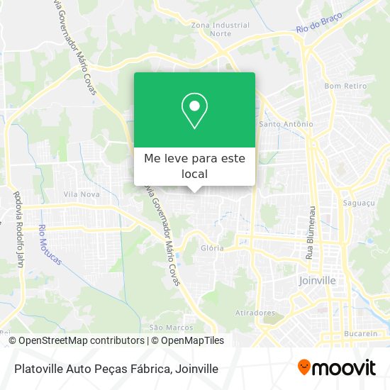 Platoville Auto Peças Fábrica mapa