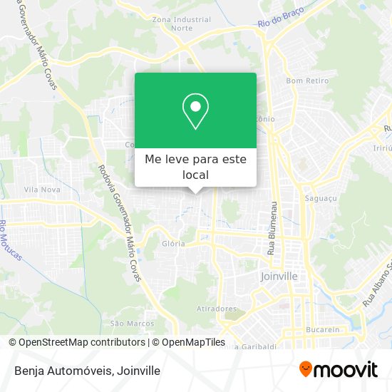 Benja Automóveis mapa