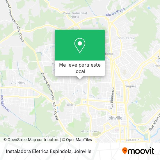 Instaladora Eletrica Espindola mapa