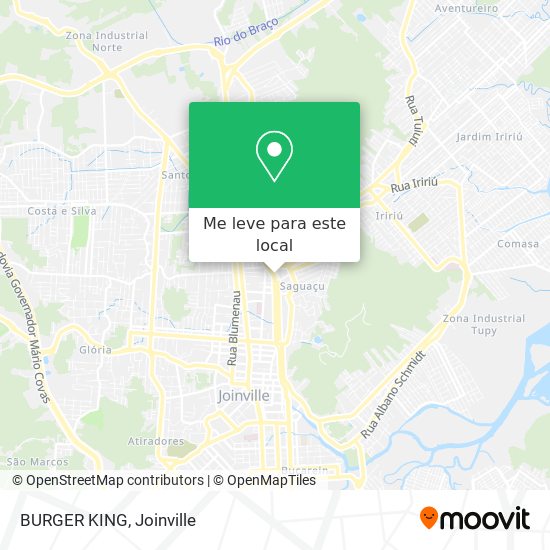 BURGER KING mapa