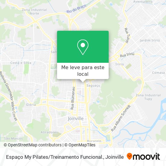 Espaço My Pilates / Treinamento Funcional. mapa