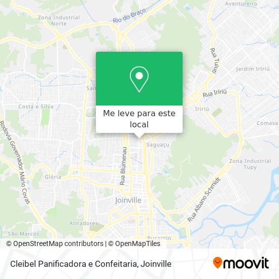 Cleibel Panificadora e Confeitaria mapa
