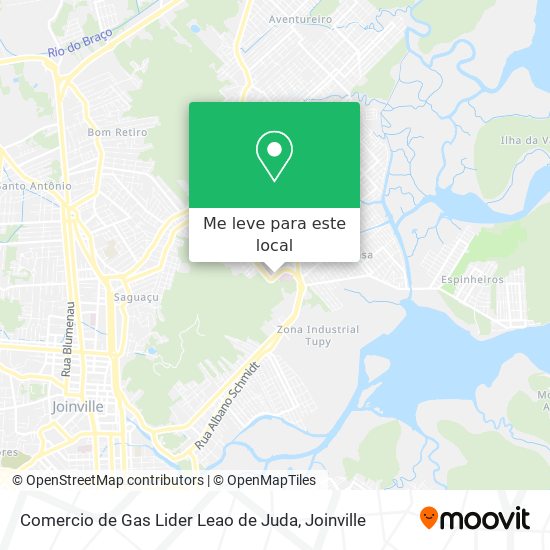 Comercio de Gas Lider Leao de Juda mapa