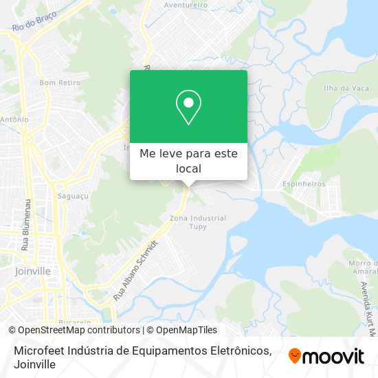 Microfeet Indústria de Equipamentos Eletrônicos mapa