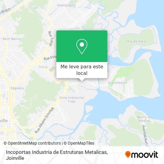 Incoportas Industria de Estruturas Metalicas mapa