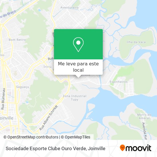Sociedade Esporte Clube Ouro Verde mapa