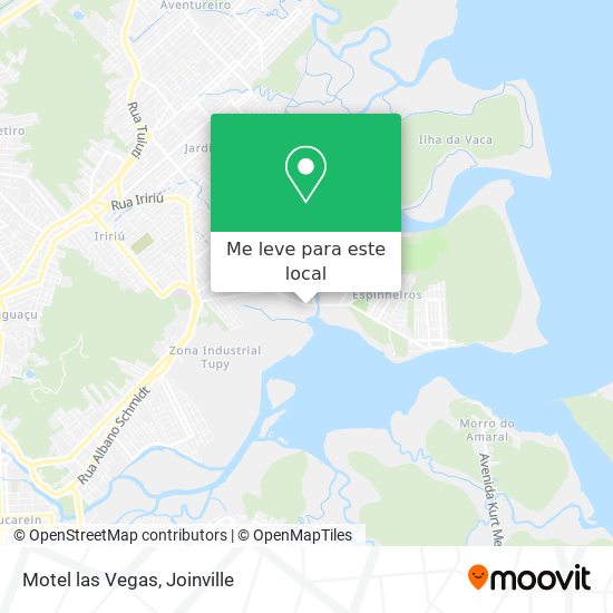 Motel las Vegas mapa