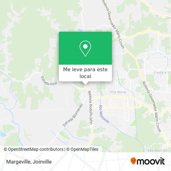 Margeville mapa