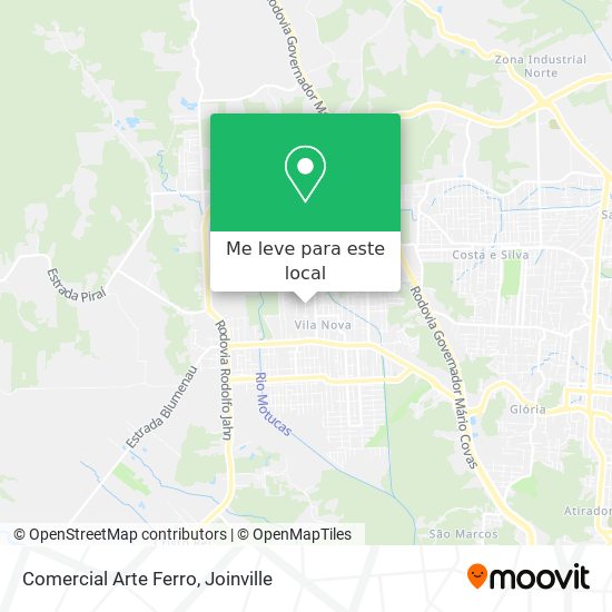 Comercial Arte Ferro mapa