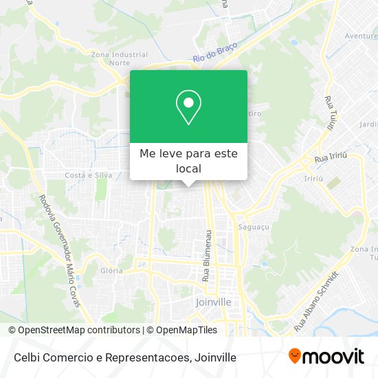 Celbi Comercio e Representacoes mapa
