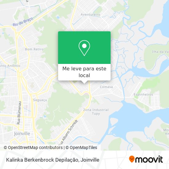 Kalinka Berkenbrock Depilação mapa