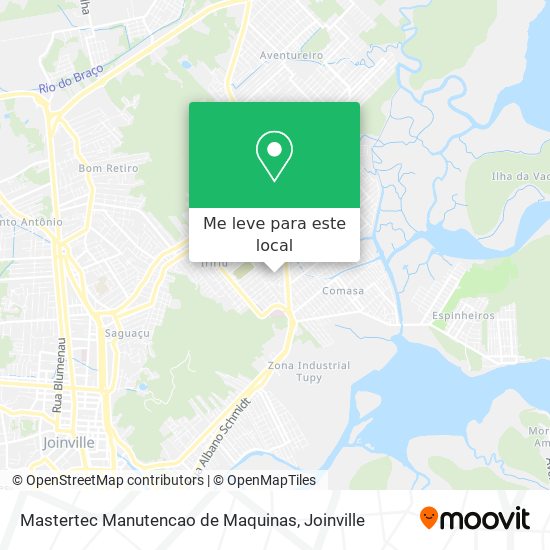 Mastertec Manutencao de Maquinas mapa