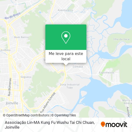 Associação Lin-MA Kung Fu Wushu Tai Chi Chuan mapa