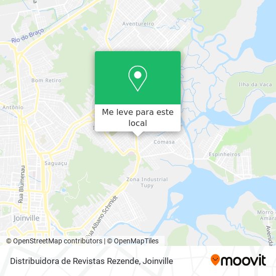 Distribuidora de Revistas Rezende mapa