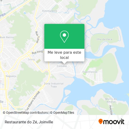 Restaurante do Zé mapa