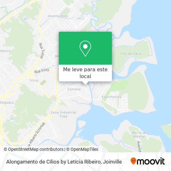Alongamento de Cílios by Letícia Ribeiro mapa