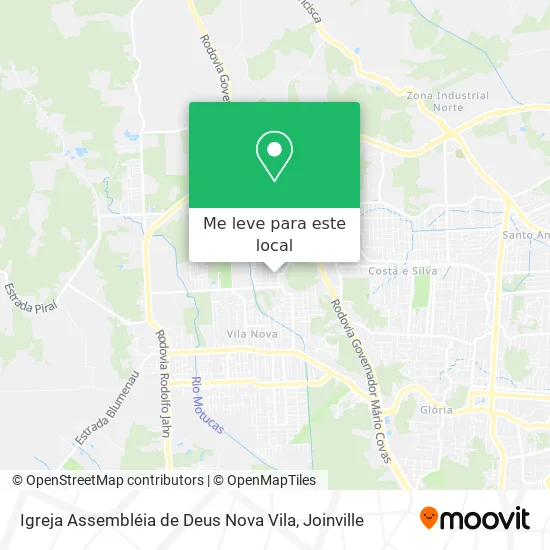Igreja Assembléia de Deus Nova Vila mapa