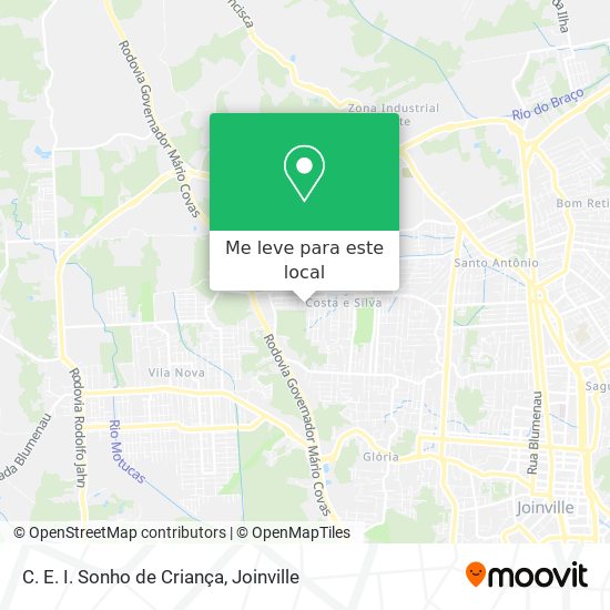 C. E. I. Sonho de Criança mapa