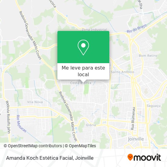 Amanda Koch Estética Facial mapa