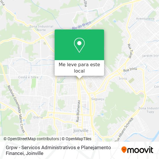 Grpw - Servicos Administrativos e Planejamento Financei mapa