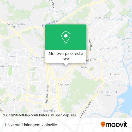 Universal Usinagem mapa