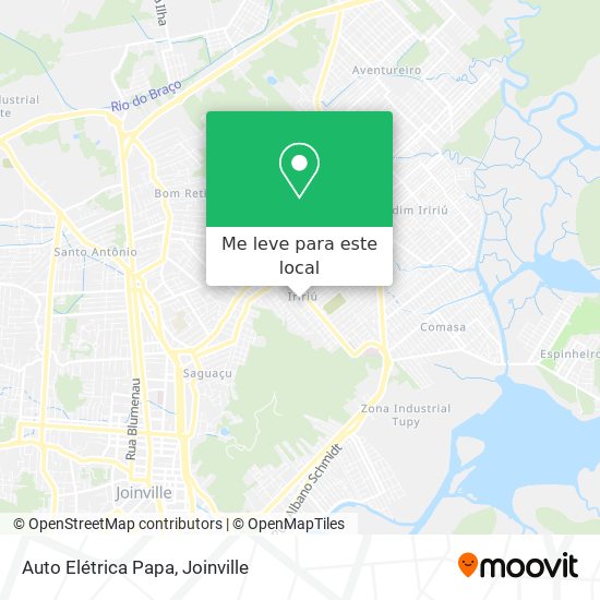 Auto Elétrica Papa mapa