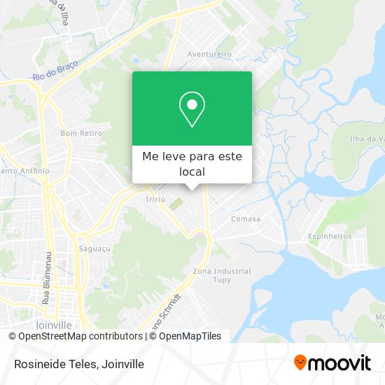 Rosineide Teles mapa