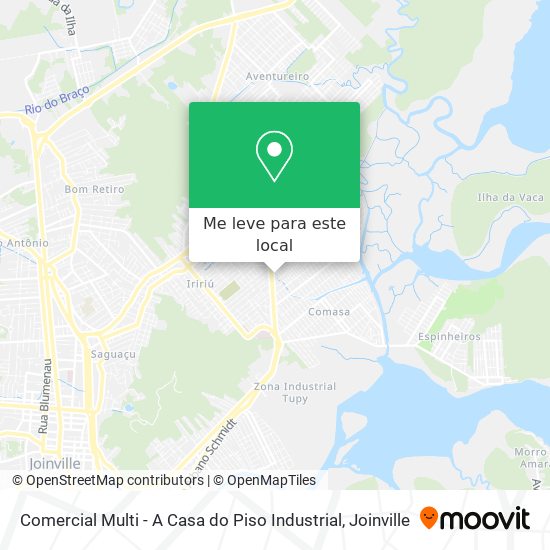 Comercial Multi - A Casa do Piso Industrial mapa