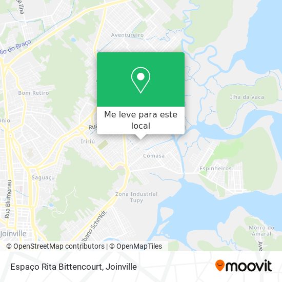 Espaço Rita Bittencourt mapa
