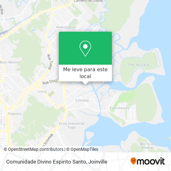 Comunidade Divino Espirito Santo mapa