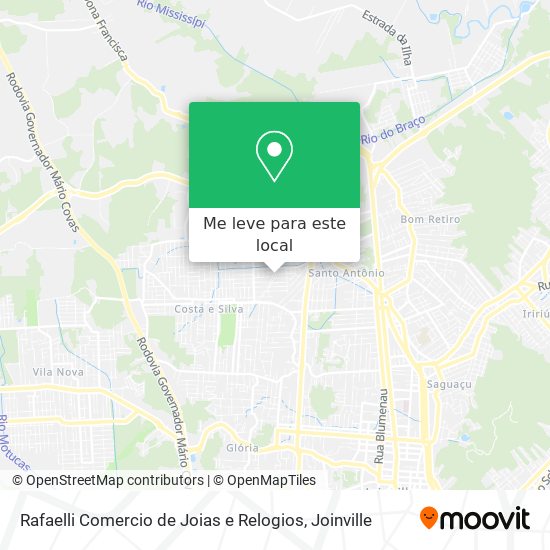 Rafaelli Comercio de Joias e Relogios mapa