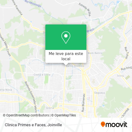 Clinica Primes e Faces mapa