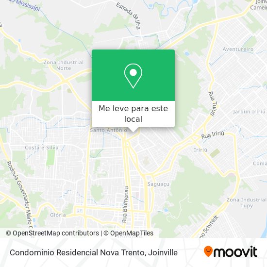 Condominio Residencial Nova Trento mapa