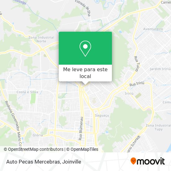 Auto Pecas Mercebras mapa