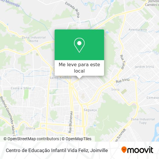 Centro de Educação Infantil Vida Feliz mapa