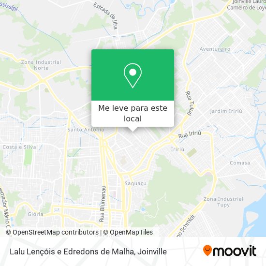 Lalu Lençóis e Edredons de Malha mapa