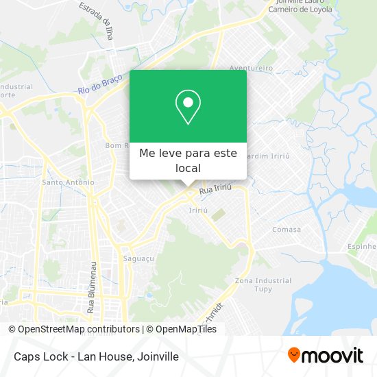 Caps Lock - Lan House mapa