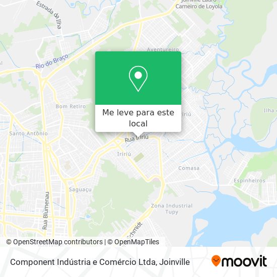 Component Indústria e Comércio Ltda mapa
