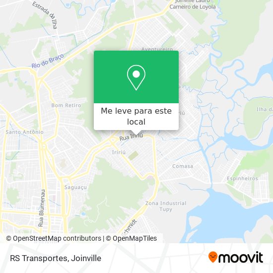 RS Transportes mapa