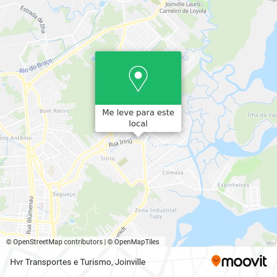 Hvr Transportes e Turismo mapa