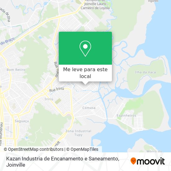 Kazan Industria de Encanamento e Saneamento mapa