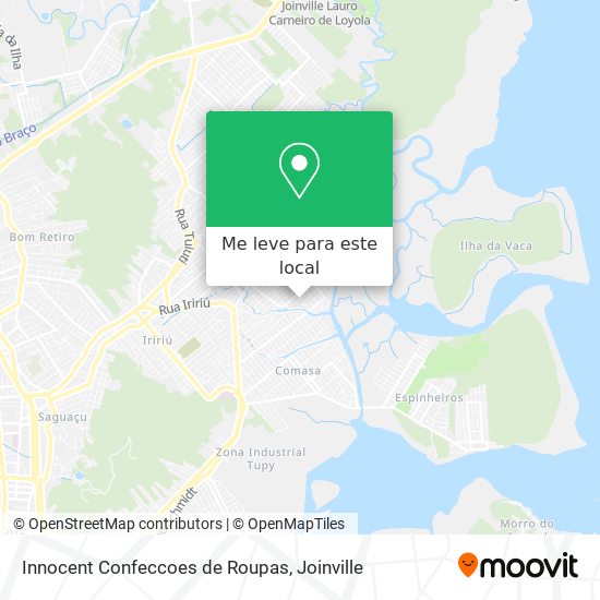 Innocent Confeccoes de Roupas mapa