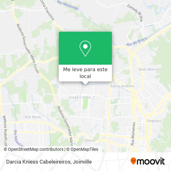 Darcia Kniess Cabeleireiros mapa